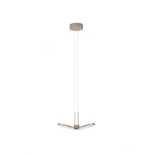 Vea oprawa wisząca led 2x7W 867lm 2700k-3000k szampańska